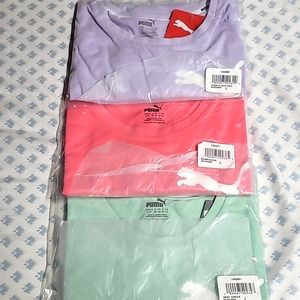 Brand new set of three PUMA crop tops